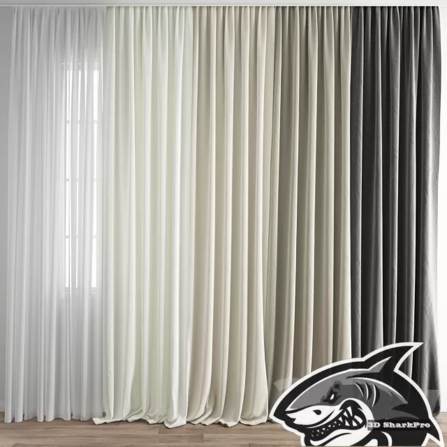 DECORATION – CURTAIN – 3D MODELS – FREE DOWNLOAD – 3629