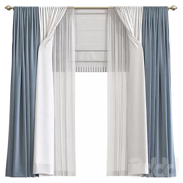DECORATION – CURTAIN – 3D MODELS – FREE DOWNLOAD – 3631