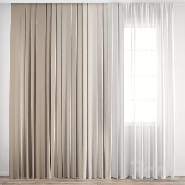 DECORATION – CURTAIN – 3D MODELS – FREE DOWNLOAD – 3632