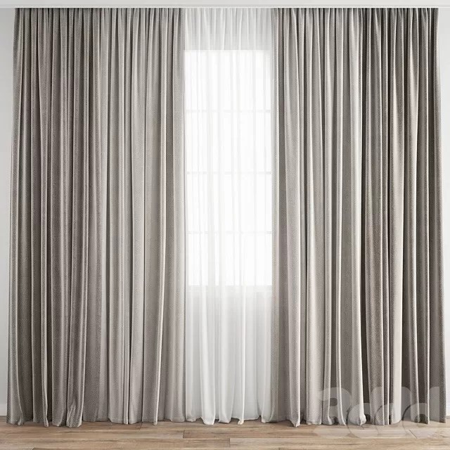 DECORATION – CURTAIN – 3D MODELS – FREE DOWNLOAD – 3634