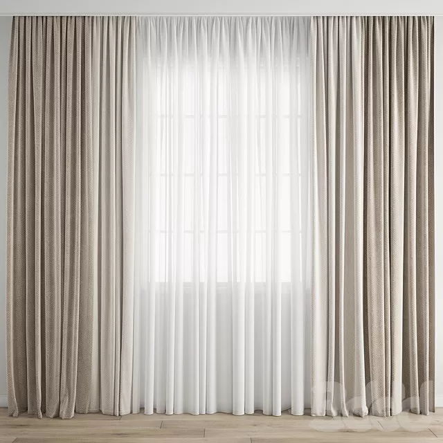 DECORATION – CURTAIN – 3D MODELS – FREE DOWNLOAD – 3635