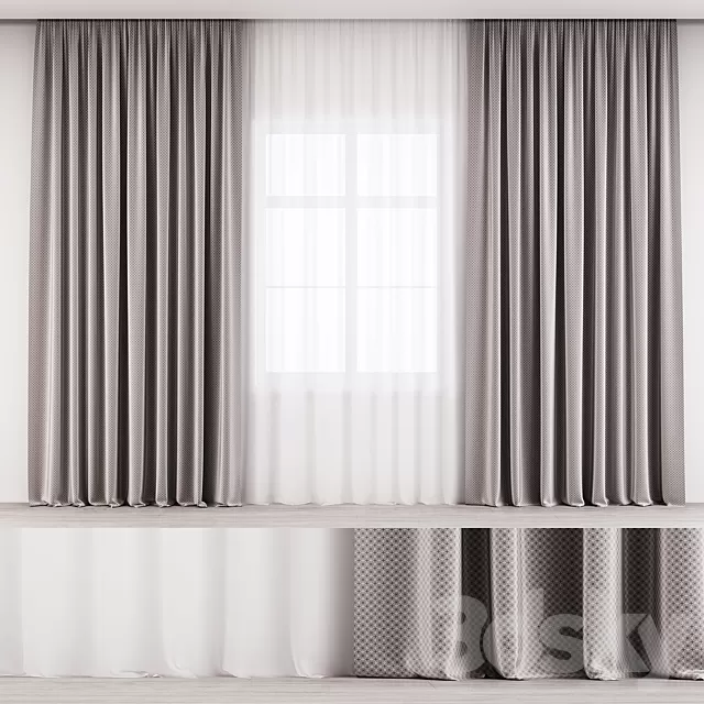 DECORATION – CURTAIN – 3D MODELS – FREE DOWNLOAD – 3637