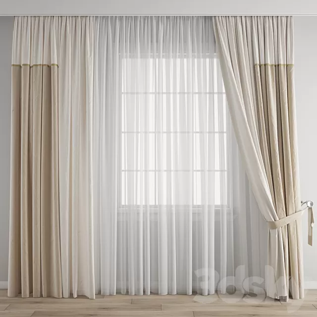 DECORATION – CURTAIN – 3D MODELS – FREE DOWNLOAD – 3639
