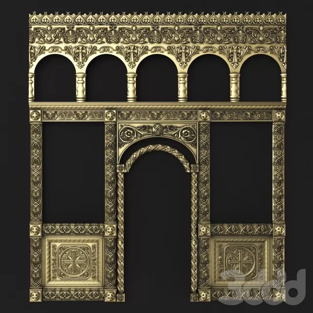 DECORATION – DECORATIVE PLASTER – 3D MODELS – FREE DOWNLOAD – 3642