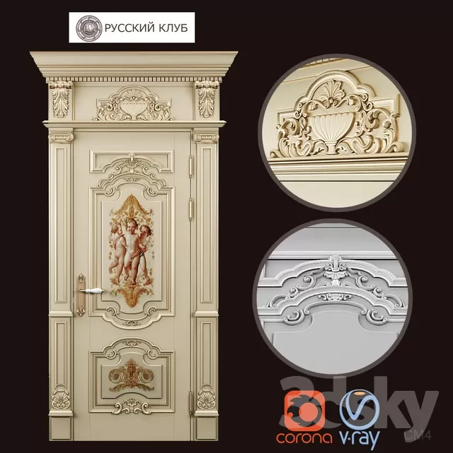 DECORATION – DECORATIVE PLASTER – 3D MODELS – FREE DOWNLOAD – 3649