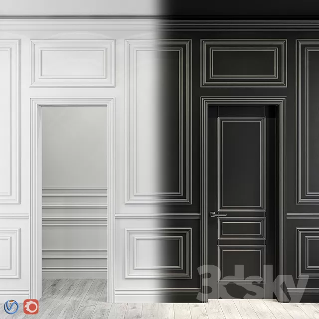 DECORATION – DECORATIVE PLASTER – 3D MODELS – FREE DOWNLOAD – 3654