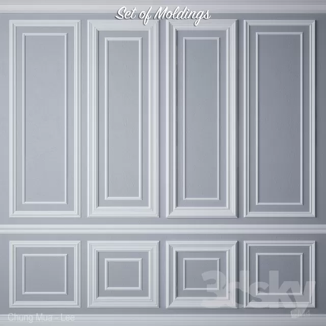 DECORATION – DECORATIVE PLASTER – 3D MODELS – FREE DOWNLOAD – 3661