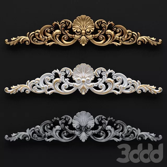 DECORATION – DECORATIVE PLASTER – 3D MODELS – FREE DOWNLOAD – 3664