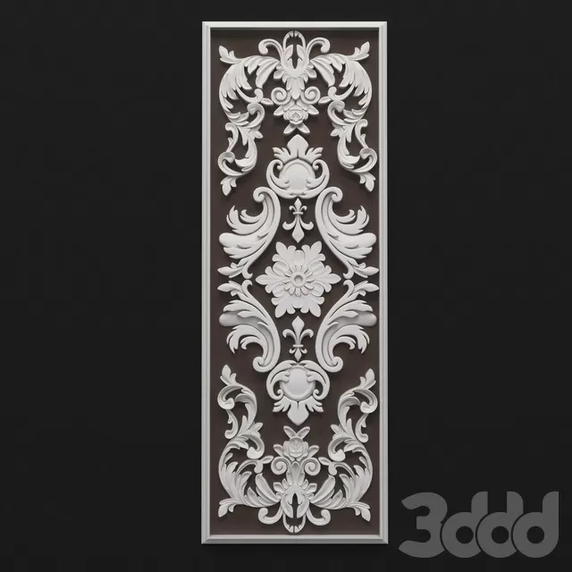 DECORATION – DECORATIVE PLASTER – 3D MODELS – FREE DOWNLOAD – 3667