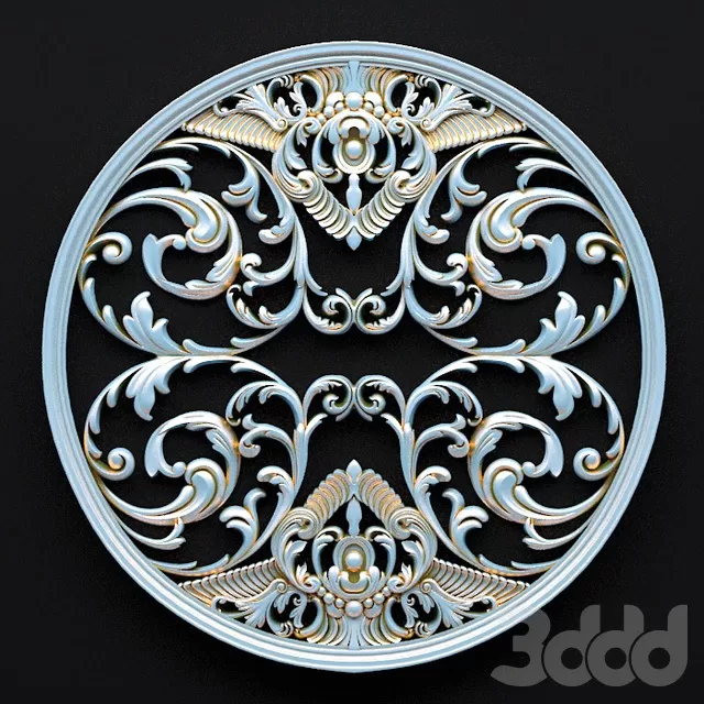 DECORATION – DECORATIVE PLASTER – 3D MODELS – FREE DOWNLOAD – 3674