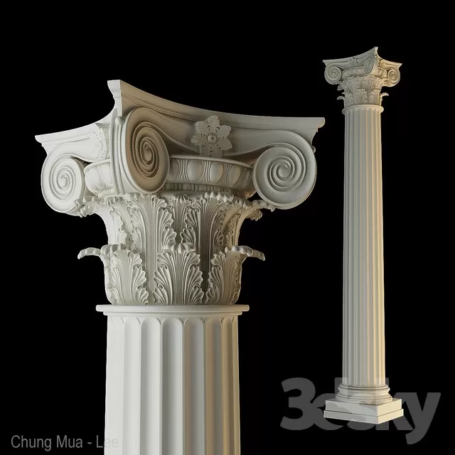 DECORATION – DECORATIVE PLASTER – 3D MODELS – FREE DOWNLOAD – 3678
