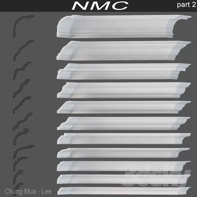 DECORATION – DECORATIVE PLASTER – 3D MODELS – FREE DOWNLOAD – 3681