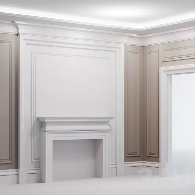 DECORATION – DECORATIVE PLASTER – 3D MODELS – FREE DOWNLOAD – 3695