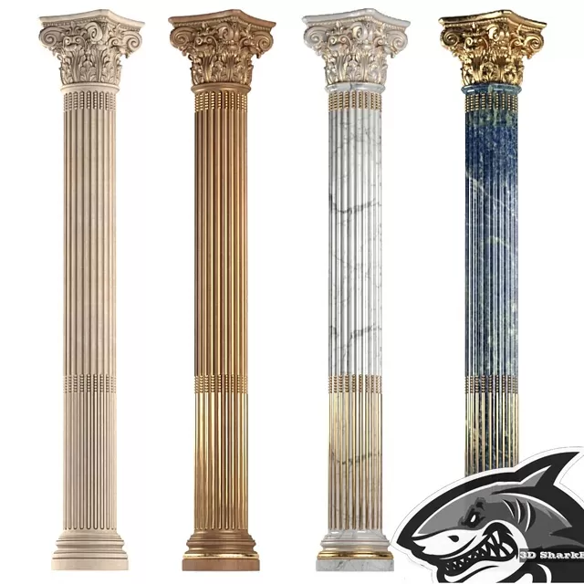 DECORATION – DECORATIVE PLASTER – 3D MODELS – FREE DOWNLOAD – 3729