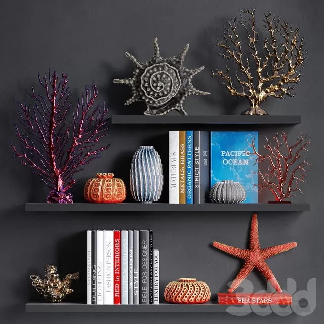 DECORATION – DECORATIVE SET – 3D MODELS – FREE DOWNLOAD – 3739