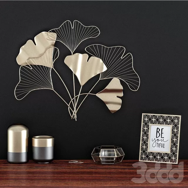 DECORATION – DECORATIVE SET – 3D MODELS – FREE DOWNLOAD – 3743