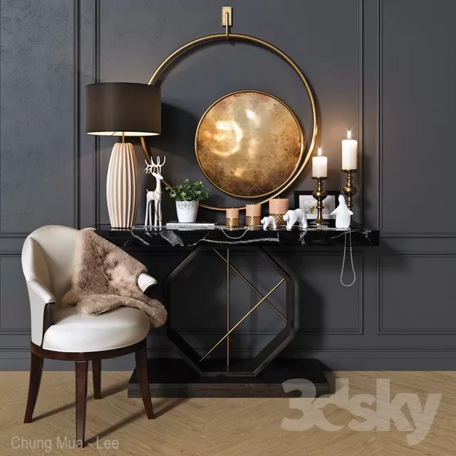 DECORATION – DECORATIVE SET – 3D MODELS – FREE DOWNLOAD – 3755