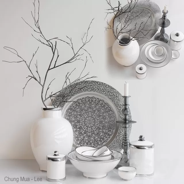 DECORATION – DECORATIVE SET – 3D MODELS – FREE DOWNLOAD – 3771 DECORATION – DECORATIVE SET – 3D MODELS – FREE DOWNLOAD – 3771