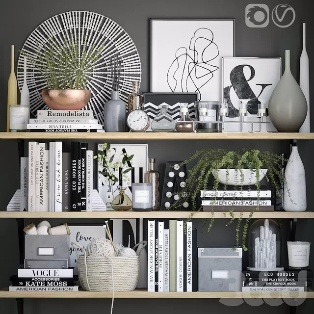 DECORATION – DECORATIVE SET – 3D MODELS – FREE DOWNLOAD – 3822 DECORATION – DECORATIVE SET – 3D MODELS – FREE DOWNLOAD – 3822