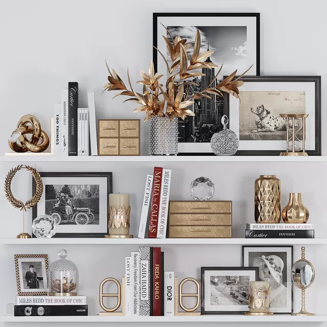 DECORATION – DECORATIVE SET – 3D MODELS – FREE DOWNLOAD – 3841