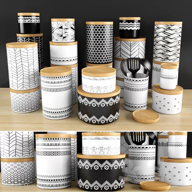 DECORATION – DECORATIVE SET – 3D MODELS – FREE DOWNLOAD – 3847