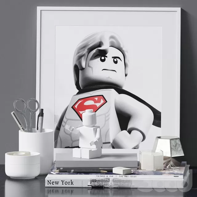 DECORATION – DECORATIVE SET – 3D MODELS – FREE DOWNLOAD – 3891