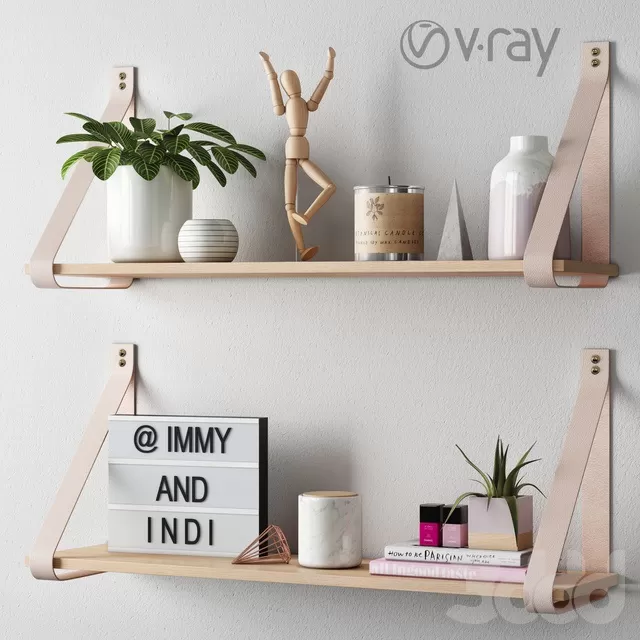 DECORATION – DECORATIVE SET – 3D MODELS – FREE DOWNLOAD – 3902