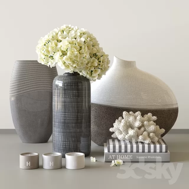 DECORATION – DECORATIVE SET – 3D MODELS – FREE DOWNLOAD – 3922