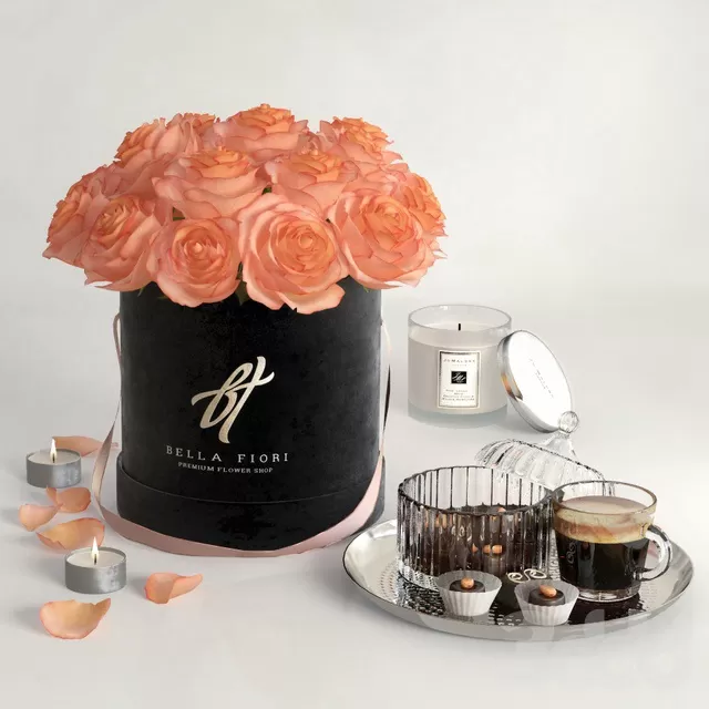 DECORATION – DECORATIVE SET – 3D MODELS – FREE DOWNLOAD – 3925