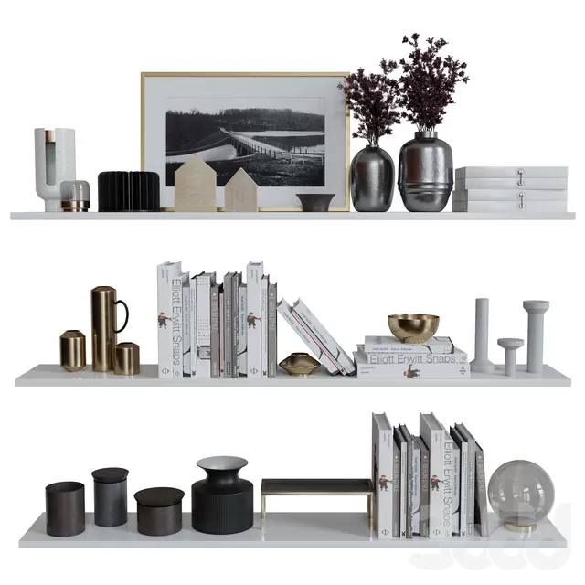 DECORATION – DECORATIVE SET – 3D MODELS – FREE DOWNLOAD – 3928