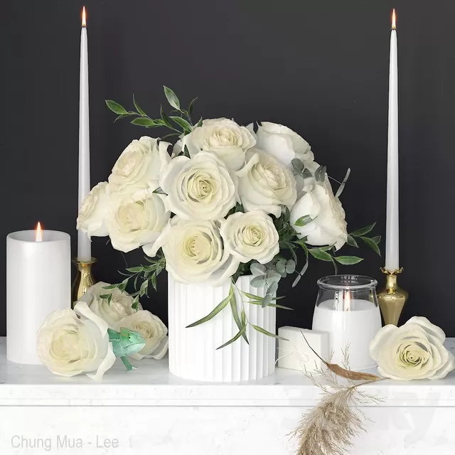 DECORATION – DECORATIVE SET – 3D MODELS – FREE DOWNLOAD – 3934