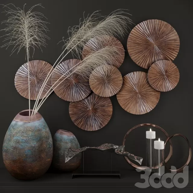 DECORATION – DECORATIVE SET – 3D MODELS – FREE DOWNLOAD – 3952