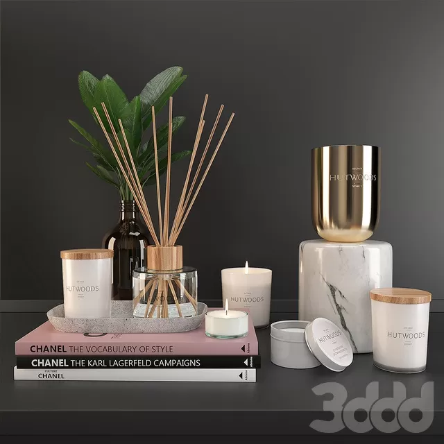 DECORATION – DECORATIVE SET – 3D MODELS – FREE DOWNLOAD – 3962