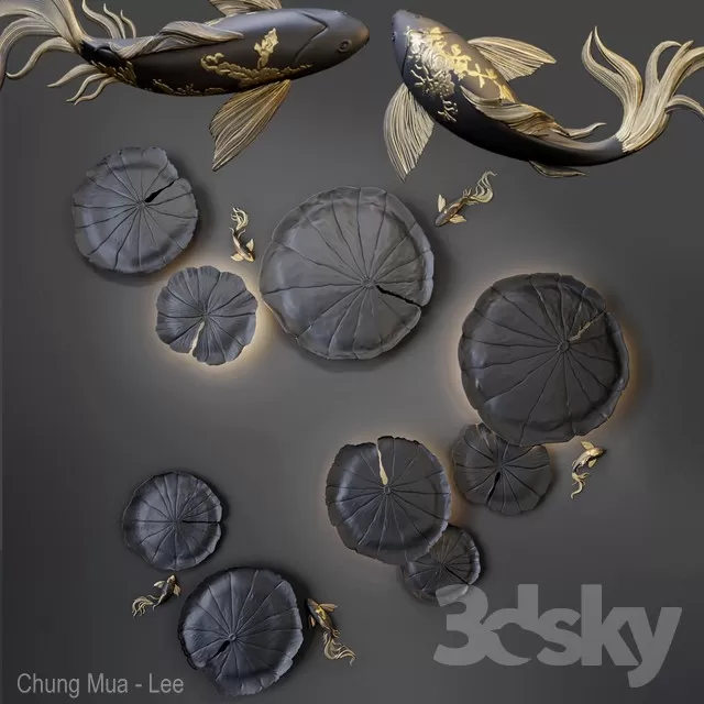 DECORATION – DECORATIVE SET – 3D MODELS – FREE DOWNLOAD – 3983