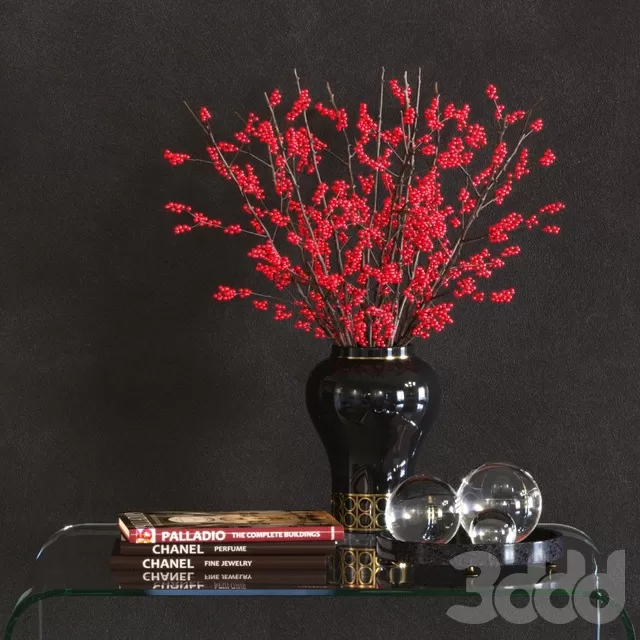 DECORATION – DECORATIVE SET – 3D MODELS – FREE DOWNLOAD – 3985