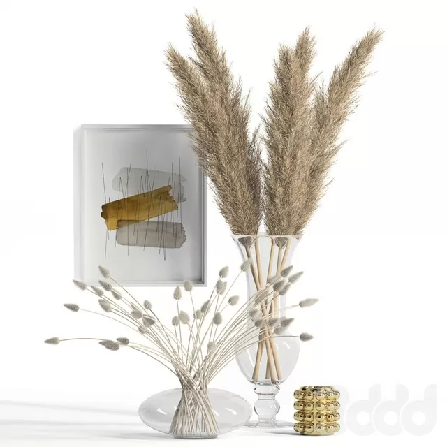 DECORATION – DECORATIVE SET – 3D MODELS – FREE DOWNLOAD – 3987