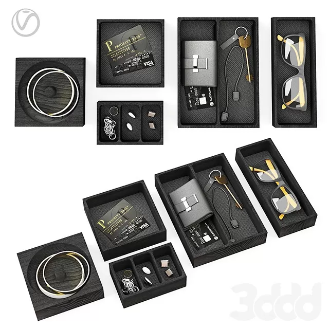 DECORATION – DECORATIVE SET – 3D MODELS – FREE DOWNLOAD – 4005