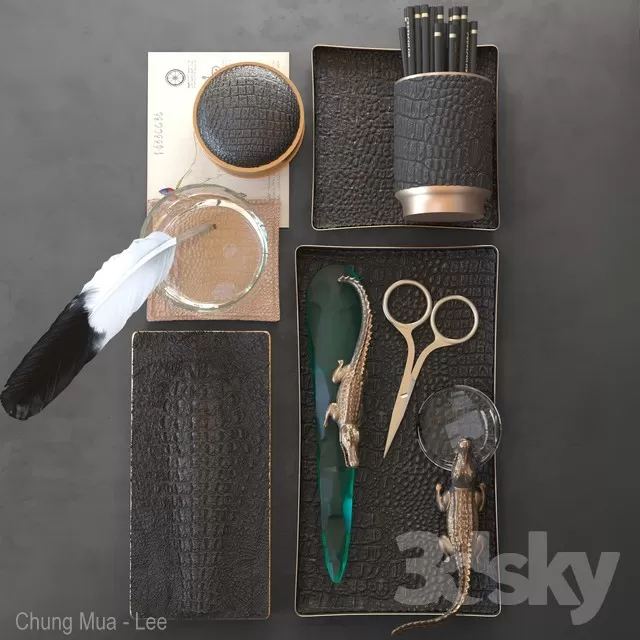 DECORATION – DECORATIVE SET – 3D MODELS – FREE DOWNLOAD – 4009