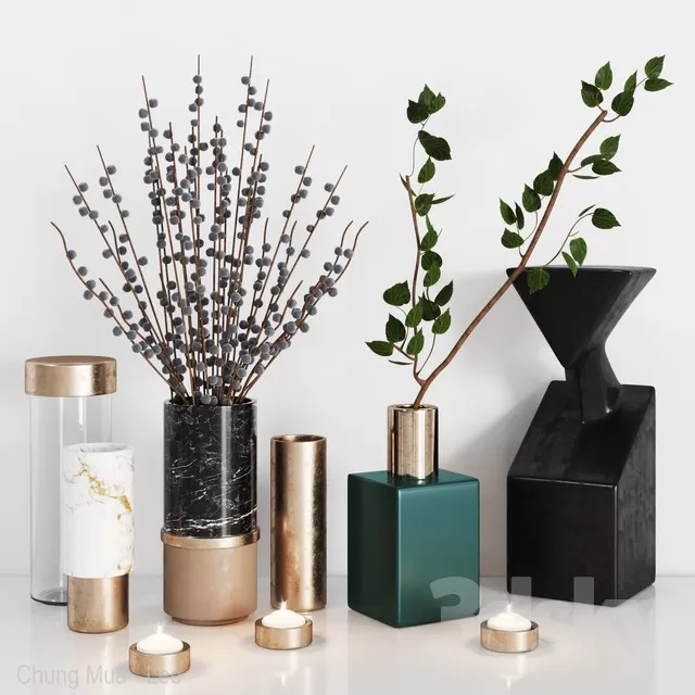 DECORATION – DECORATIVE SET – 3D MODELS – FREE DOWNLOAD – 4021