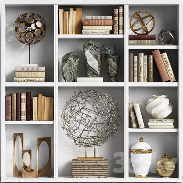 DECORATION – DECORATIVE SET – 3D MODELS – FREE DOWNLOAD – 4028