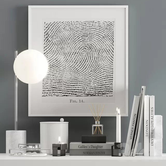 DECORATION – DECORATIVE SET – 3D MODELS – FREE DOWNLOAD – 4029