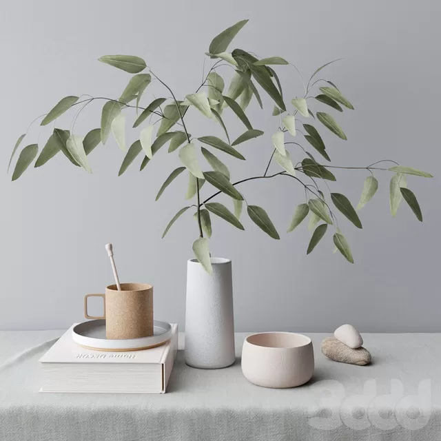 DECORATION – DECORATIVE SET – 3D MODELS – FREE DOWNLOAD – 4042