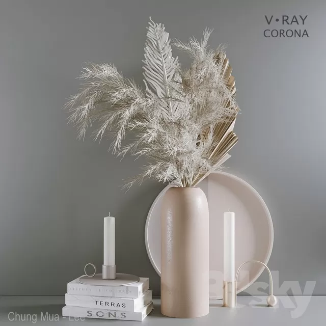 DECORATION – DECORATIVE SET – 3D MODELS – FREE DOWNLOAD – 4043