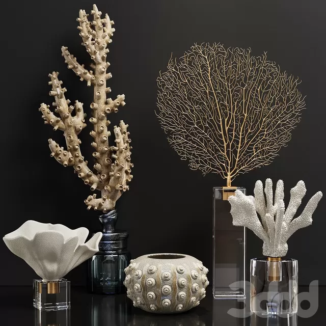 DECORATION – DECORATIVE SET – 3D MODELS – FREE DOWNLOAD – 4047