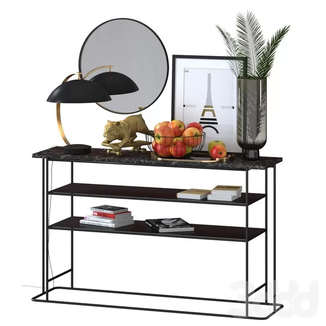 DECORATION – DECORATIVE SET – 3D MODELS – FREE DOWNLOAD – 4049