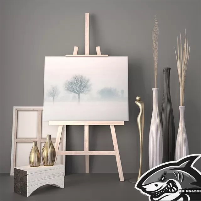 DECORATION – DECORATIVE SET – 3D MODELS – FREE DOWNLOAD – 4064