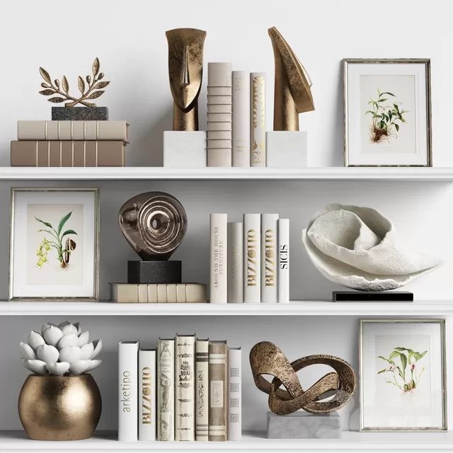 DECORATION – DECORATIVE SET – 3D MODELS – FREE DOWNLOAD – 4097