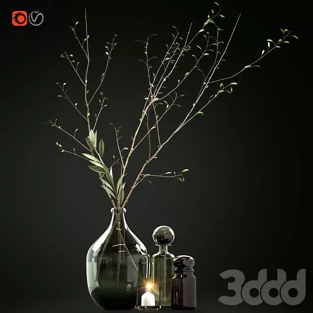 DECORATION – DECORATIVE SET – 3D MODELS – FREE DOWNLOAD – 4101