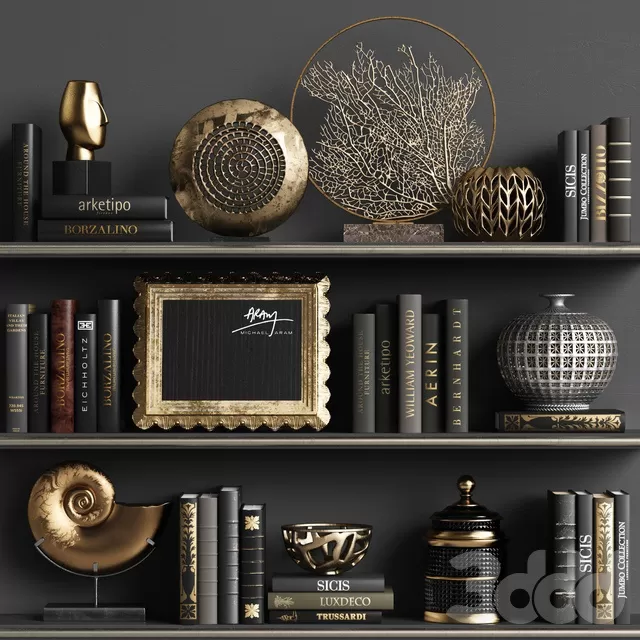 DECORATION – DECORATIVE SET – 3D MODELS – FREE DOWNLOAD – 4110