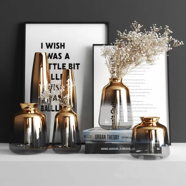 DECORATION – DECORATIVE SET – 3D MODELS – FREE DOWNLOAD – 4138